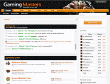 Tablet Screenshot of gamingmasters.org